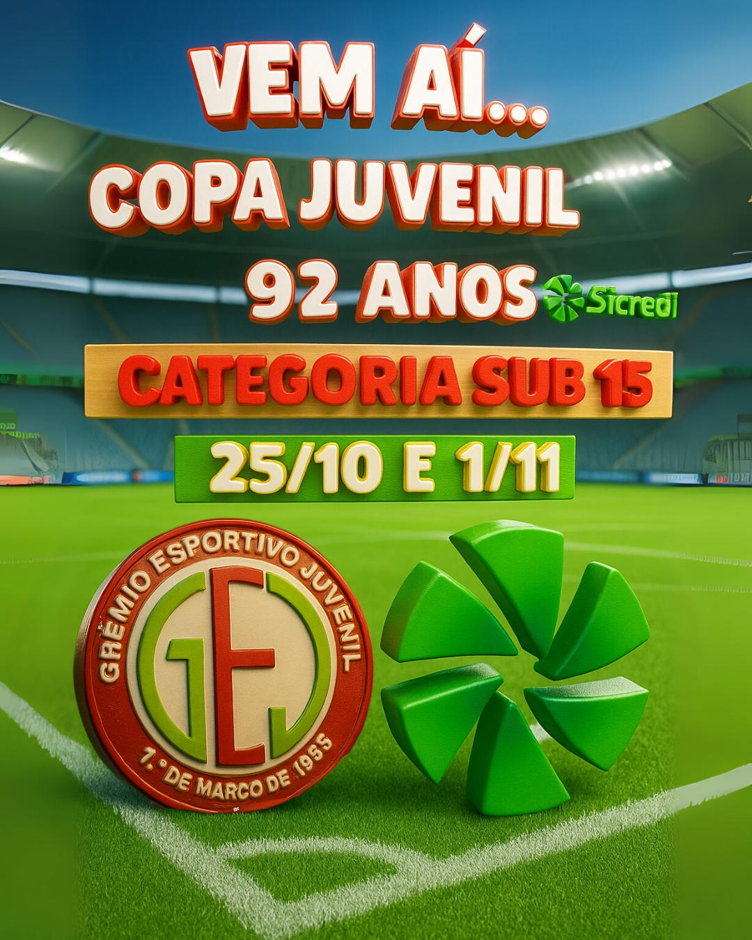 VEM AÍ A COPA JUVENIL – 92 ANOS