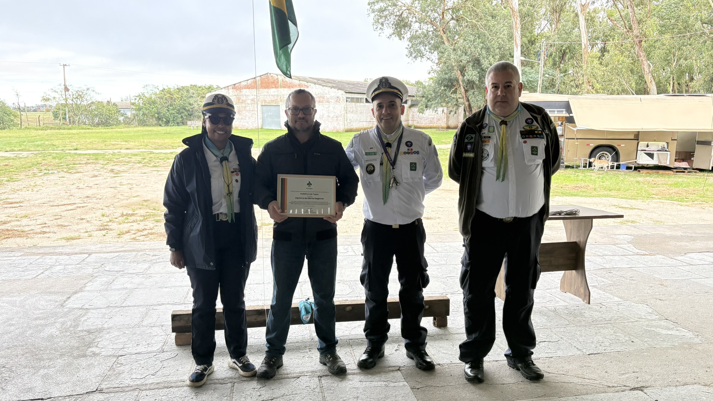 TAPES SEDIA ENCONTRO ESTADUAL DO ESCOTISMO E CELEBRA A REABERTURA DO GRUPO ESCOTEIRO DO MAR ARAXANES